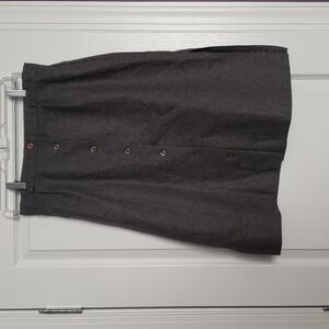 Vintage Grey Wool Skirt